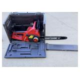 Like New 16 inch craftsman electric chainsaw