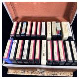 Case of 8 Track Tapes