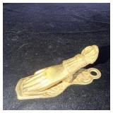 Antique Brass Towel Holder