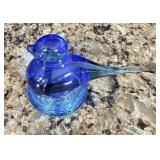 Cobalt Blue Glass Bluebird of Happiness