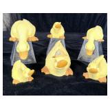 Set of Resin Ducks