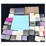 Large lot of Empty Jewelry Boxes including Tiffany