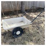 EZ cart plastic wheel barrel