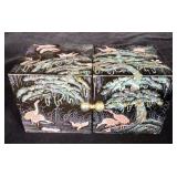 Vintage Japanese Mother of Pearl Inlay Trinket Box