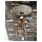 Cheers beer wind chime
