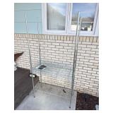 36' adjustable wire shelving unit with extra>