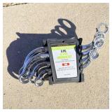 Five piece S type wrench set SAE