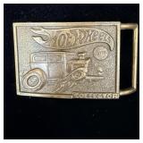 1978 MATTEL hot wheels collector brass belt