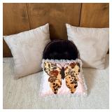 Vintage throw pillows