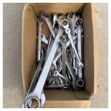 Box of miscellaneous wrenches
