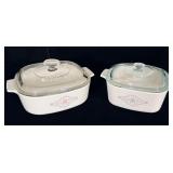 (2) Vintage Corningware English Breakfast >