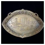 Vintage metal New Orleans souvenir ashtray