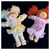 2 vintage Cabbage Patch dolls