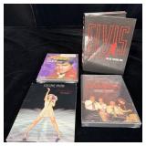 (4) CD on DVD's: Elvis, Celine Dion, The Statler >