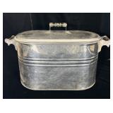 Large Antique Stainless Steel Boiler