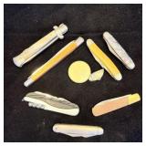 (8) Vintage Pocket Knives