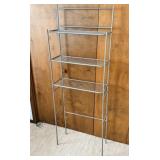 Metal over the toilet storage rack 65 inches tall