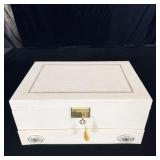 Vintage Princess Gardner Jewelry Box filled w/ >