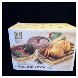 Vintage Anchor Hocking Basket Buffet 5pc Ovenware>