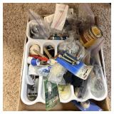 Box of miscellaneous hardware and other