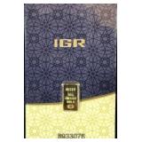 IGR .5 g .999 fine gold bar