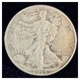 1944 silver walking liberty half dollar
