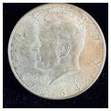 uncirculated 1964 silver Kennedy half dollar