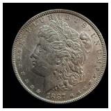 1887 Silver Morgan dollar MS
