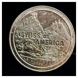 Vintage Swiss of America 1 ounce silver round