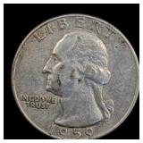 1959-D Silver Washington Quarter