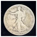 1918 silver walking liberty half dollar