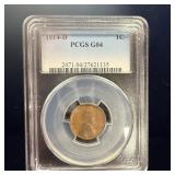 1914-D Wheat penny G4 PCGS