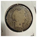 1808-D Silver Barber Dime