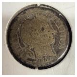 1907 Silver Barber Dime