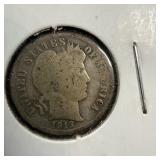 1913 Silver Barber Dime