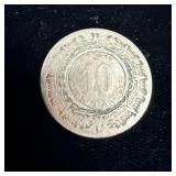 1936 silver 10 centavo