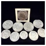 $8 Eisenhower dollars Susan B ANTHONY, Kennedy