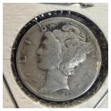 1945-D Silver Mercury Dime