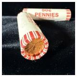 2 uncirculated roles 2024-D Lincoln pennies