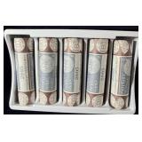 Box of 5 rolls 2005-D uncirculated bison nickels