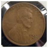 1932-D wheat penny VF