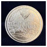 Vintage Swiss of America .999 One ounce silver