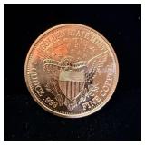 Golden State mint 1 ounce copper round
