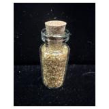 Small vile of gold foil