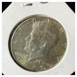 1967 silver Kennedy half dollar