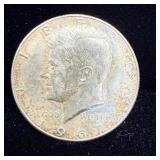 1967 silver Kennedy half dollar
