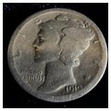 1919-S Silver Mercury Dime