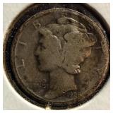 1928 Silver Mercury Dime