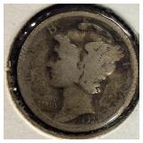 1923 Silver Mercury Dime