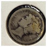 1925 Silver Mercury Dime